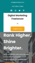 Digital Marketing Freelancer (screenshot mobile)