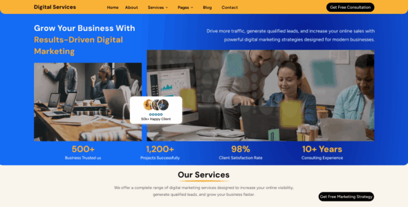 Digital Services Company (WordPress)