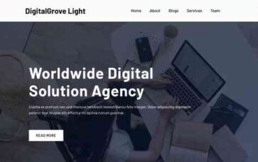 DigitalGrove Light (screenshot desktop)