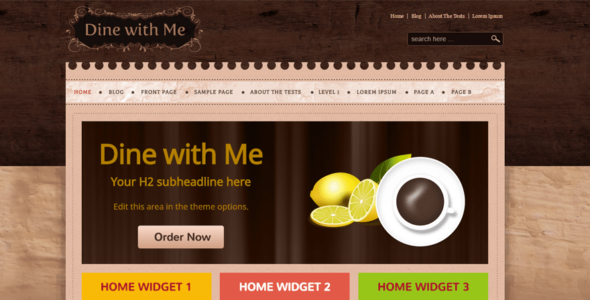 Dine With Me (WordPress)