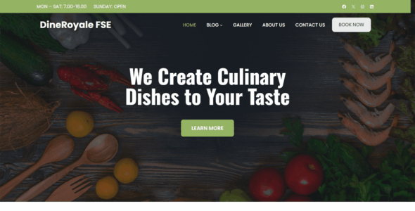 DineRoyale FSE (WordPress)