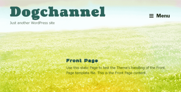 Dog Channel (WordPress)