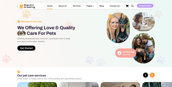 Dogcare Grooming (WordPress)
