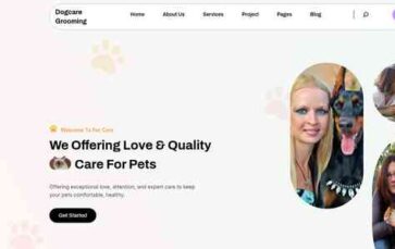 Dogcare Grooming (screenshot desktop)