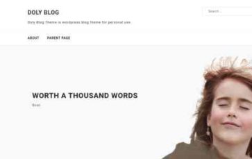 Doly Blog (screenshot desktop)