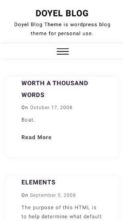 Doyel Blog (screenshot mobile)