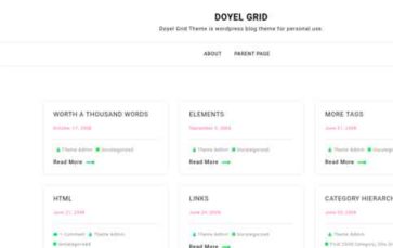 Doyel Grid (screenshot desktop)