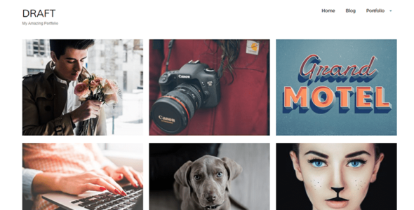 Draft Portfolio (WordPress)