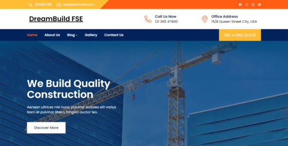 DreamBuild FSE (WordPress)