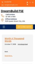 DreamBuild FSE (screenshot mobile)