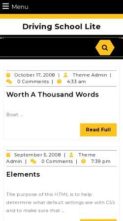 Screenshot Mobile Driving School Lite (screenshot mobile)