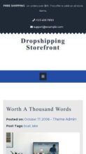 Dropshipping Storefront (screenshot mobile)