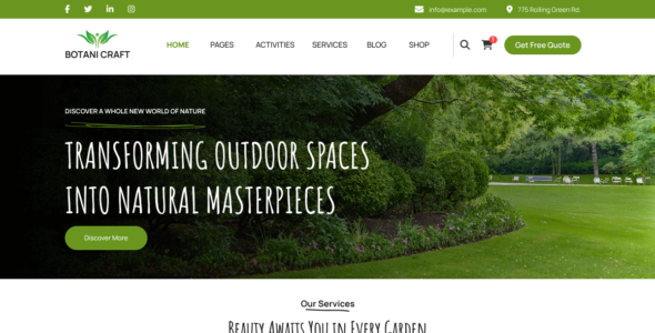 Eco Landscaping (WordPress)