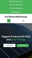 Eco Renewable Energy (screenshot mobile)
