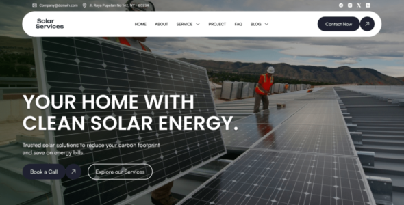 Eco Solar Power (WordPress)