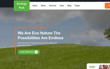 Ecology Park (screenshot desktop)