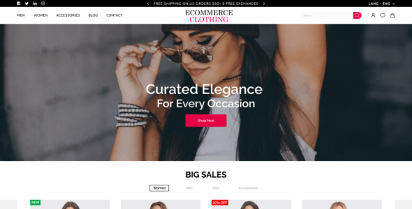 Ecommerce Clothing (WordPress)