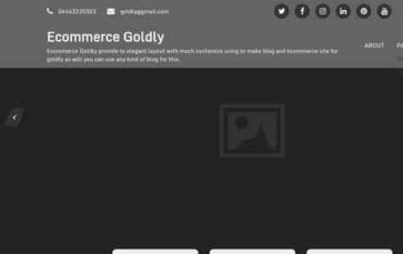 Ecommerce Goldly (screenshot desktop)