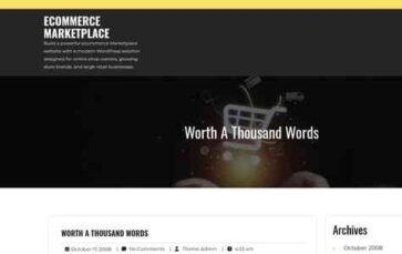 Ecommerce Marketplace (screenshot desktop)