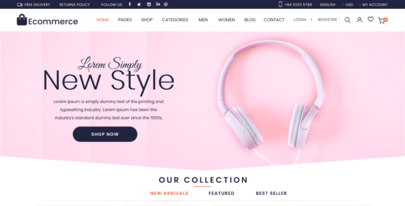 Ecommerce Mega Store (WordPress)