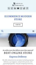Ecommerce Modern Store (screenshot mobile)
