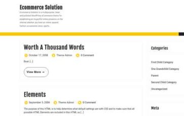 eCommerce Solution (screenshot desktop)