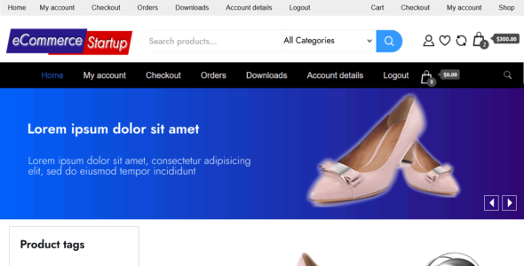 ECommerce Startup (WordPress)