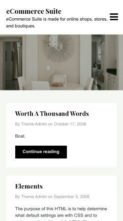 eCommerce Suite (screenshot mobile)