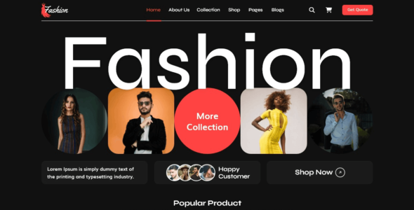Ecommerce Trendy Outfits (WordPress)