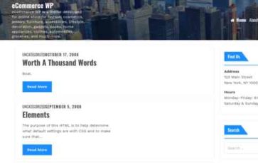 eCommerce WP (screenshot desktop)
