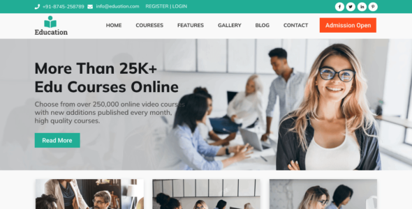Education Academy Coach (WordPress)