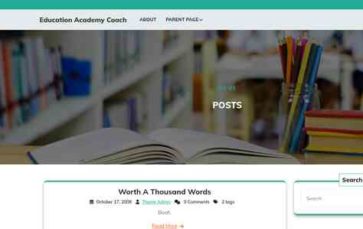 Education Academy Coach (screenshot desktop)
