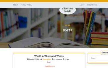 Education Insight (screenshot desktop)