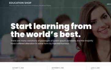 Education Shop (screenshot desktop)