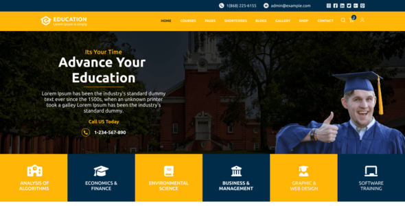 Education Skill Development (WordPress)