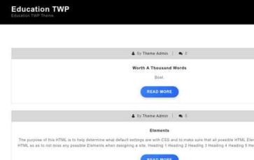 Education TWP (screenshot desktop)