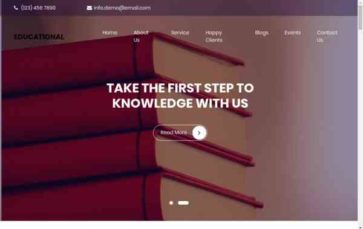 Educational (WPCodeThemes) - (screenshot desktop)