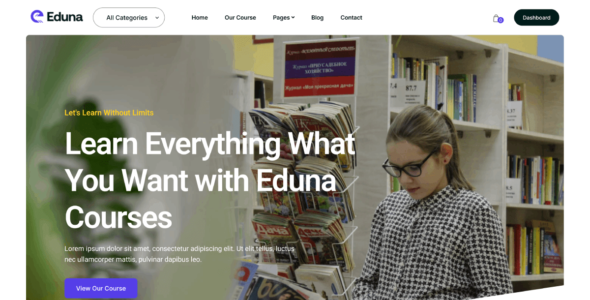 Eduna Online Course (WordPress)