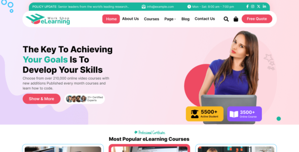 Elearning Workshop (WordPress)