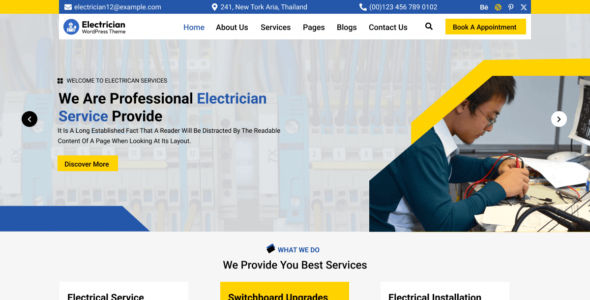 Electrician Company (WordPress)