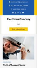 Electrician Company (screenshot mobile)