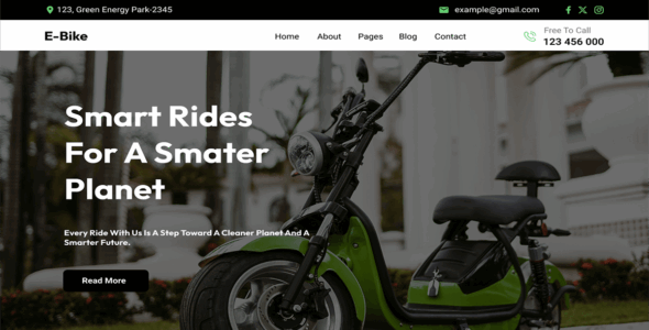 Electro Volt Bike (WordPress)