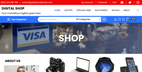 Electronic Shop (WordPress)