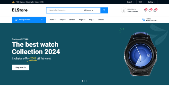 Electronic Store (WordPress)