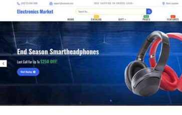 Electronics Market (screenshot desktop)