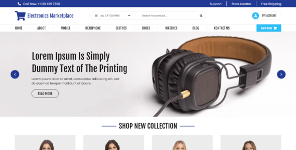 Electronics Marketplace (WordPress)