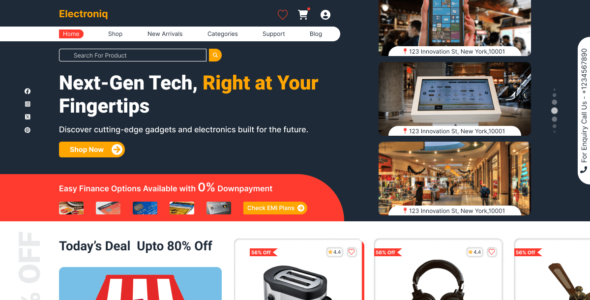 Electronics Retail Shop (WordPress)