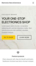 Electronics Store eCommerce (screenshot mobile)