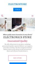 ElectroStore (screenshot mobile)
