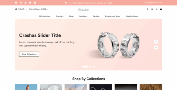 Elegant Jewellery (WordPress)